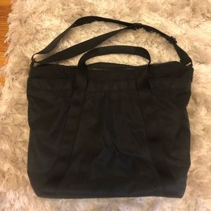 Lululemon black gym bag